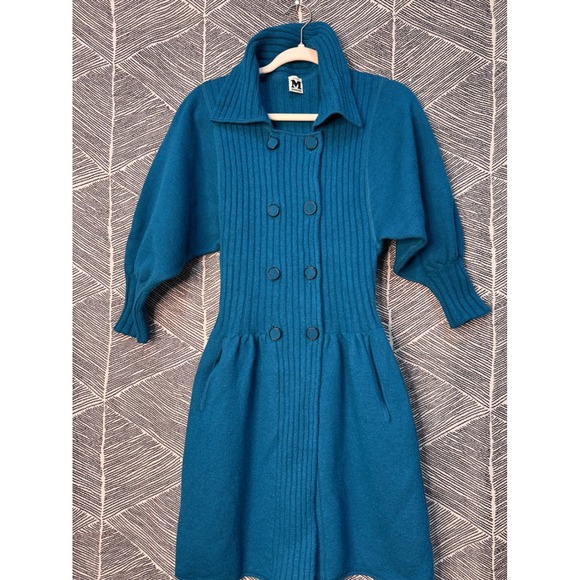 Vintage 80's Missoni Knit Double Breasted Dress Sz‎ 2 Made in Italy